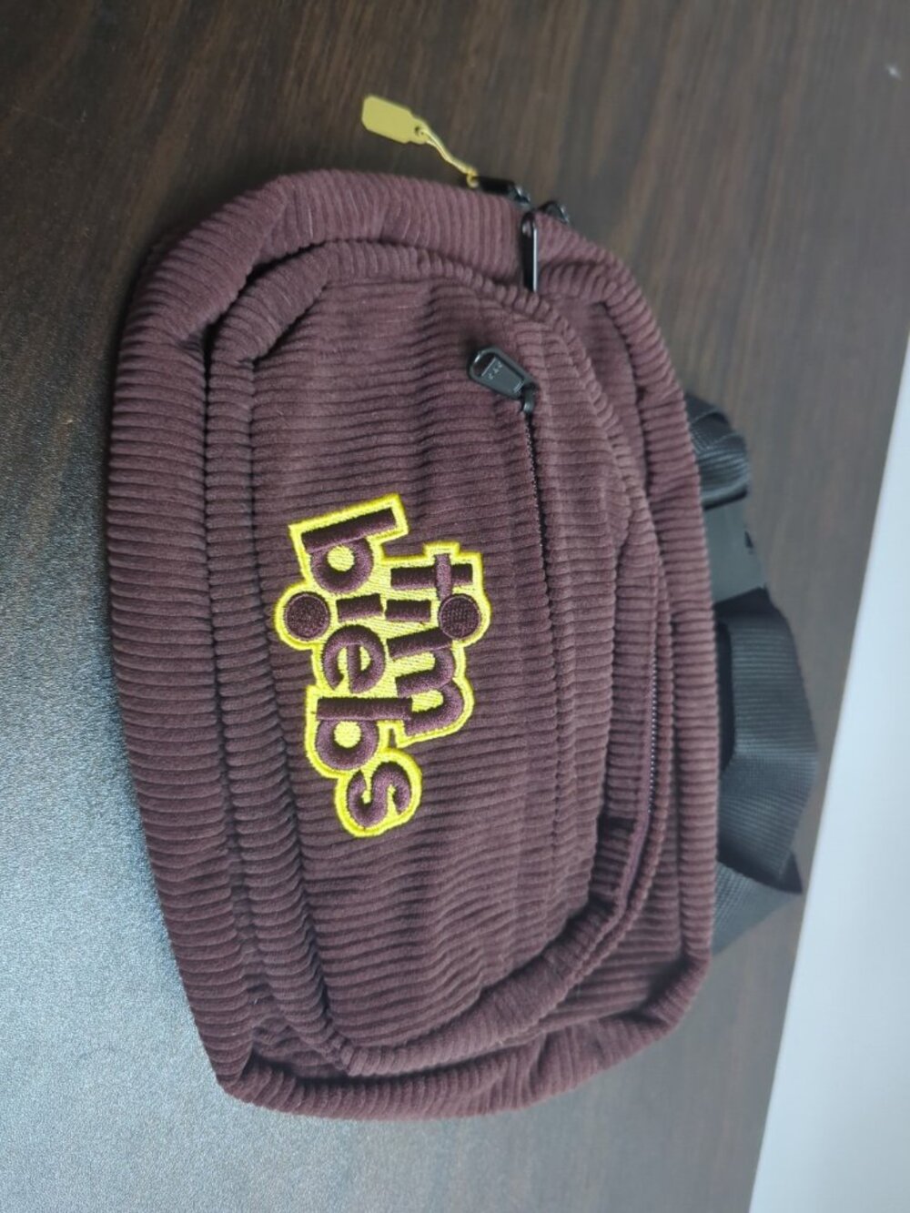 Tim Biebs Brown Corduroy Fanny Pack Tim Hortons X Justin Bieber New